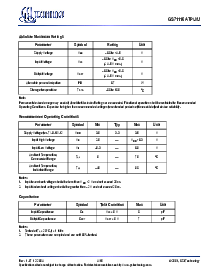 浏览型号GS71116ATP-10的Datasheet PDF文件第4页