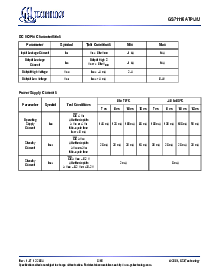 浏览型号GS71116ATP-10的Datasheet PDF文件第5页