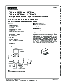 浏览型号HCPL0601的Datasheet PDF文件第1页