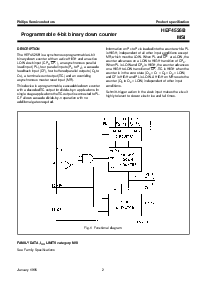 浏览型号HEF4526BT的Datasheet PDF文件第2页