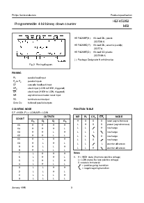 浏览型号HEF4526BT的Datasheet PDF文件第3页