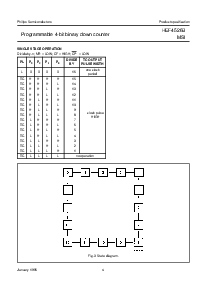 浏览型号HEF4526BT的Datasheet PDF文件第4页