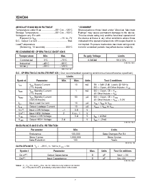 浏览型号X24C44P的Datasheet PDF文件第7页