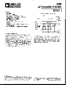 浏览型号AD7542GBQ的Datasheet PDF文件第1页