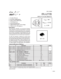 浏览型号IRLL2705的Datasheet PDF文件第1页