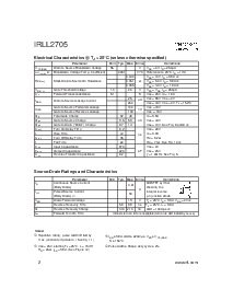 浏览型号IRLL2705的Datasheet PDF文件第2页