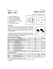 浏览型号IRLR2705的Datasheet PDF文件第1页