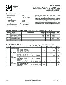 浏览型号ICS843003AG的Datasheet PDF文件第5页