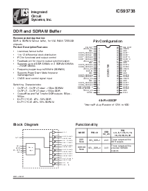 浏览型号ICS93738的Datasheet PDF文件第1页