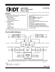 浏览型号IDT7007S55J的Datasheet PDF文件第1页