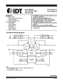 浏览型号IDT71321LA25PF的Datasheet PDF文件第1页