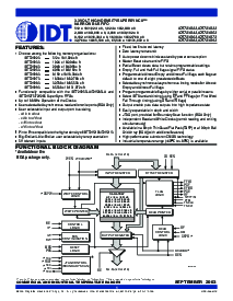 浏览型号IDT72V283L10PFI的Datasheet PDF文件第1页