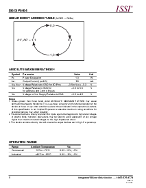 浏览型号IS61SP6464的Datasheet PDF文件第6页