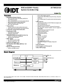 浏览型号IDT79RC32V134DS的Datasheet PDF文件第1页