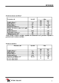 浏览型号IN74VHC02N的Datasheet PDF文件第3页