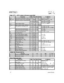 浏览型号IRF7821的Datasheet PDF文件第2页