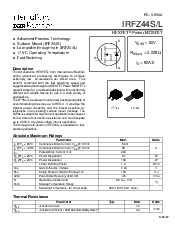 浏览型号IRFZ44S的Datasheet PDF文件第1页