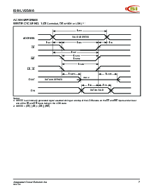 浏览型号IS61LV25616-8K的Datasheet PDF文件第7页