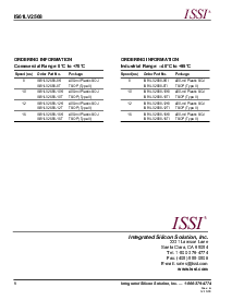 浏览型号IS61LV2568-10T的Datasheet PDF文件第8页
