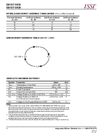 浏览型号IS61SF12832-7.5B的Datasheet PDF文件第6页