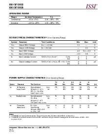 浏览型号IS61SF12832-7.5B的Datasheet PDF文件第7页