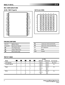 浏览型号IS62LV12816L-100T的Datasheet PDF文件第2页
