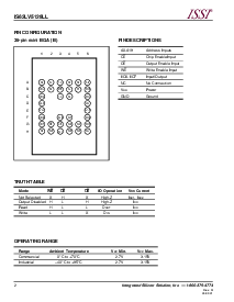 浏览型号IS62LV5128LL-85BI的Datasheet PDF文件第2页