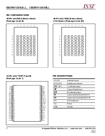 浏览型号IS62WV12816BLL-45B的Datasheet PDF文件第2页