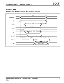 浏览型号IS62WV12816BLL-55TLI的Datasheet PDF文件第11页