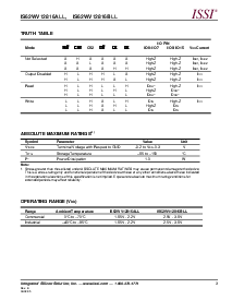 浏览型号IS62WV12816BLL-45B的Datasheet PDF文件第3页