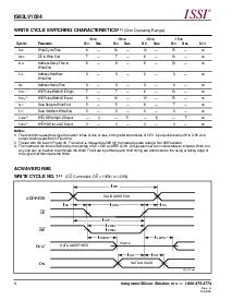 浏览型号IS63LV1024-12T的Datasheet PDF文件第6页