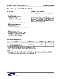 浏览型号K4S641633H-C的Datasheet PDF文件第1页