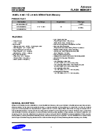 浏览型号K9F4G08U0M的Datasheet PDF文件第2页