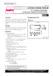 浏览型号LC72191的Datasheet PDF文件第1页
