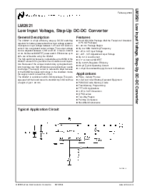 浏览型号LM2621MMX的Datasheet PDF文件第1页