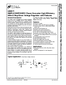 浏览型号LM2671M-5.0的Datasheet PDF文件第1页