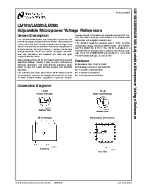 浏览型号LM385BM的Datasheet PDF文件第1页