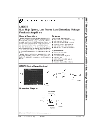 浏览型号LM6172IM的Datasheet PDF文件第1页