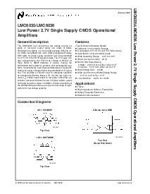 浏览型号LMC6035IMM的Datasheet PDF文件第1页