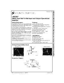 浏览型号LMC6482IM的Datasheet PDF文件第1页