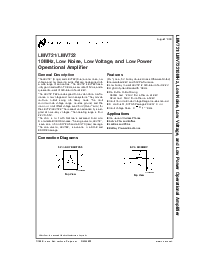 浏览型号LMV722MM的Datasheet PDF文件第1页