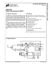 浏览型号LMX4168的Datasheet PDF文件第1页