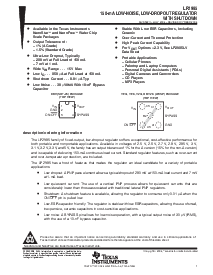 浏览型号LP2985A-50DBVT的Datasheet PDF文件第1页