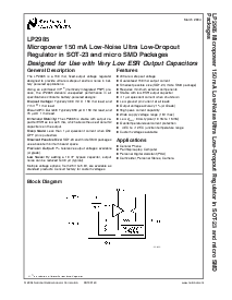 浏览型号LP2985IM5X-2.8的Datasheet PDF文件第1页