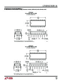 浏览型号LT1039CSW的Datasheet PDF文件第9页