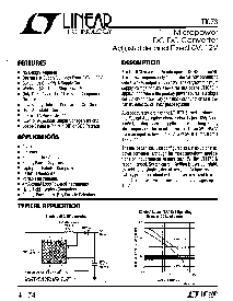 浏览型号LT1073CS8的Datasheet PDF文件第1页