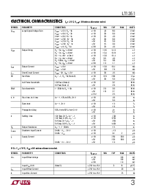 浏览型号LT1351CMS8的Datasheet PDF文件第3页