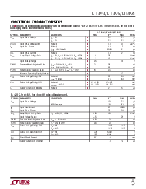 浏览型号LT1494CMS8的Datasheet PDF文件第5页