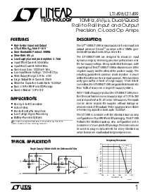 浏览型号LT1498CN8的Datasheet PDF文件第1页