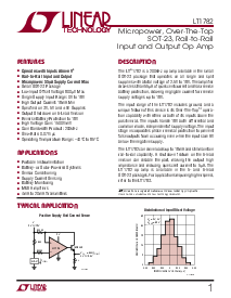 浏览型号LT1782CS5的Datasheet PDF文件第1页
